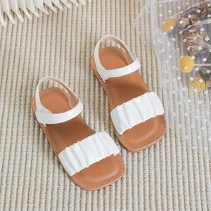 Sandales pour enfants à bout carré, respirantes, plates, antidérapantes, chaussures de plage pour petites filles - Product Image 2