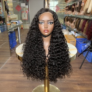 Cambodian Raw Hair Suppliers SDD 26 Inches Luxury Curl 5*5 <b>Lace</b> Closure Human Hair <b>Wigs</b> - Product Image 3