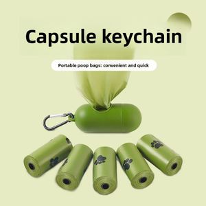Sac à déchets biodégradable pour animaux de compagnie, sac à excréments pour chat et chien, sac de ramassage des déchets respectueux de l'environnement - Product Image 2
