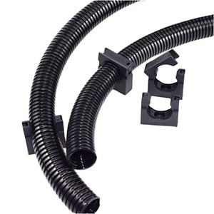 SY Black PA66 Electric <strong>Conduit</strong> Tube Thickened Corrugated <strong>Plastic</strong> with Threaded Hose and Opened <strong>Cable</strong> Sheath - Product Image 3