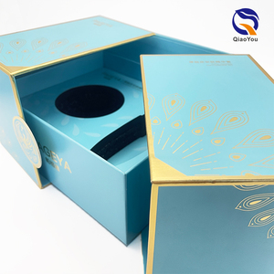 Scatola Regalo Personalizzata con Doppia Apertura e Chiusura Magnetica in Lamina d'Oro con Inserto in Schiuma EVA - Product Image 3