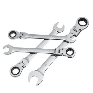 Llave Combinada de Trinquete de Grado Industrial de 9 mm, Acero CRV OEM, 72 Dientes, Llave de Trinquete Flexible, 40 Nm de Torque - Product Image 2