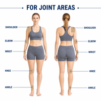 Patchs adhésifs confortables en tissu extensible quadridirectionnel pour le corps, pour les employés de bureau et les fans de sport, pour épaules, genoux, dos, faciles à poser et à retirer