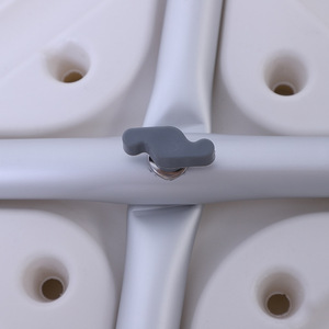 Bathroom <b>Stool</b> Non Slip Shower Chair For Elderly And Children <b>Adjustable</b> <b>Height</b> White Stainless Steel Foldable - Product Image 3