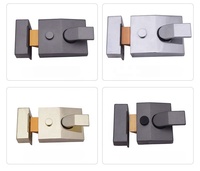 Offre Spéciale Mexique 1646 Serrure de Sécurité à Loquet de Nuit en Alliage de Zinc pour Porte, Système de Verrouillage de Porte à Encastrer, 3 Clés, Grade 3 ANSI