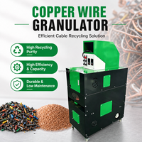 Machine de granulation de cuivre industrielle, équipement de recyclage de câbles et de fils, taux de séparation élevé, faible consommation d'énergie