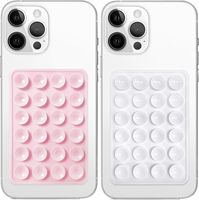Support adhésif en silicone pour téléphone, fixation mains libres pour coque de téléphone, support de téléphone portable adhésif, support miroir anti-stress