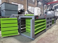 Presse à balles hydraulique horizontale entièrement automatique pour papier, carton et bouteilles en plastique