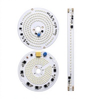 Module de carte de circuit imprimé (PCB) LED en aluminium personnalisé, rond et linéaire, source de lumière à CRI élevé pour panneau lumineux, plafonnier et éclairage linéaire