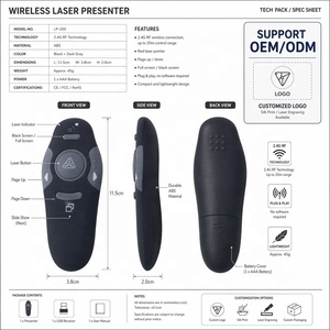 वायरलेस लेजर सूचक शक्तिशाली पेन 2.4g rf usb pt प्रस्तुति रिमोट कंट्रोल लैज़र पोटर्स समर्थन कस्टम - Product Image 3