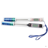 Termometer Makanan Dapur TP101 Elektronik Pengukur Suhu Air Alat Pengukur Suhu Minyak untuk Memanggang dan Menggoreng Tipe Probe Guangdong Tanpa Merek