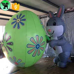 3m复活节活动兔子充气模型定制10英尺节日装饰节日派对充气蛋A9112
