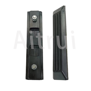 Sottocarro per escavatore 300mm-500mm cuscinetti in gomma per escavatore pista a rulli gruppo 400mm 450mm 500mm cingoli per escavatore - Product Image 1