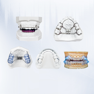 <span class=keywords><strong>Appareil</strong></span> d'expansion <span class=keywords><strong>dentaire</strong></span> amovible de classe II, plaque orthodontique en acrylique pour le redressement des dents, personnalisation - Product Image 1