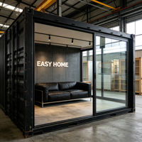 Maisonnette modulaire préfabriquée économique pour salon, en kit