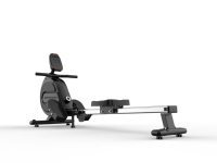 Vente en gros de rameur pliable à double résistance à commande magnétique intelligente, équipement de gym pour la maison