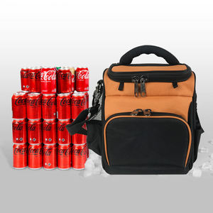 Chine Usine Personnalisé 600d Toile Déjeuner Sac Thermique Refroidisseur Isolé pour la Livraison de Nourriture Lettre Motif Sacs à Emporter Smol - Product Image 1