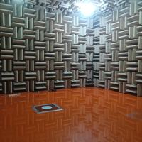 Busa Akustik Hitam Bersertifikasi UL, Tahan Panas, Tahan Api, Tidak Beracun, Peredam Suara Kelas Profesional untuk Dinding