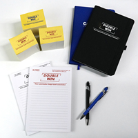 Ensemble de papeterie personnalisé pour l'école Liste de tâches quotidiennes de l'entreprise Bloc-notes avec logo imprimé