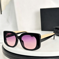Lunettes de soleil polarisées unisexes de luxe, best-seller, avec verres HD dégradés, anti-reflet AR, protection UV 400, monture épaisse en acétate doré, tendance