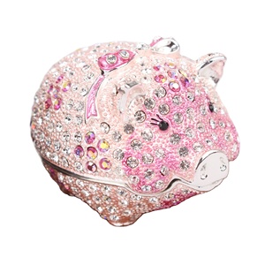 <span class=keywords><strong>Oeuf</strong></span> <span class=keywords><strong>de</strong></span> <span class=keywords><strong>Fabergé</strong></span> <span class=keywords><strong>de</strong></span> style vintage peint à la main personnalisé avec émail riche et strass étincelants Boîte à bagues Boîte à bijoux - Product Image 1