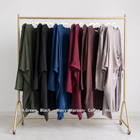 Ensemble deux pièces Sharut : Abaya modeste islamique en crêpe, chemise à manches chauve-souris et pantalon, style Dubaï et Turquie, pour femme musulmane, collection 2026