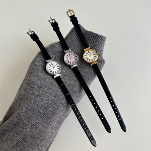 Orologio al Quarzo Retrò Edizione Limitata IEKE, Stile Retrò di Nicchia, <span class=keywords><strong>Cinturino</strong></span> Raffinato, Rotondo, Semplice e Versatile per Studentesse - Product Image 5