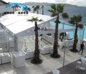 Tente transparente 15x30m, articles de location pour événements de mariage, bâche en PVC, stockage en entrepôt, accessoires de caravane tente église <span class=keywords><strong>barnum</strong></span> personnalisés - Product Image 6