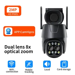 4K Security CCTV IP Camera 8MP WiFi Wireless Outdoor PTZ Digital Thermal Network Camera with Two Way Audio for Home Safe