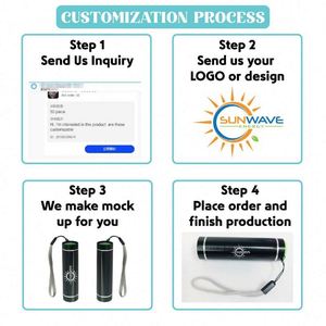 Biểu tượng tùy chỉnh Mini Đèn pin số lượng lớn với Keychain Hot Bán thiết kế thời trang mini đồ chơi đèn pin - Product Image 4