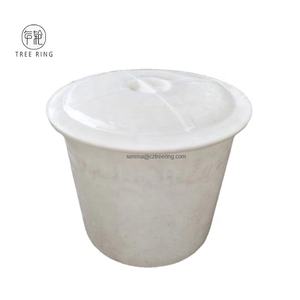 Couvercle de réservoir de stockage en vrac cylindrique à fond plat de 100 gallons en PEBDL léger protégé contre les UV de qualité alimentaire pour aquaponique - Product Image 5