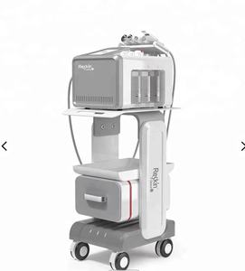 Máquina facial 6 en 1 de hidro-oxígeno, la más popular, para el cuidado de la piel, estiramiento facial, peeling de diamante, chorro de agua, máquina facial aqua. - Product Image 1