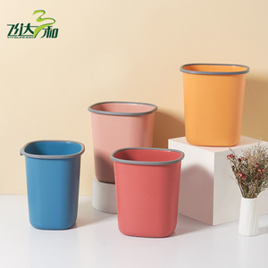 Cubo de Basura Rectangular de 12L, Abierto, para Uso en Interiores, Amarillo - Product Image 4