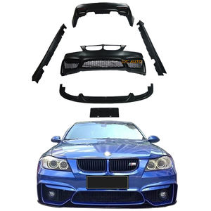 Kit de carrocería E90 Upgrade M4 Serie 3 Pre-LCI para <span class=keywords><strong>BMW</strong></span>, parachoques completo, parrilla, faldones laterales, <span class=keywords><strong>318i</strong></span> 320i 325i 2005 <span class=keywords><strong>2006</strong></span> - Product Image 2