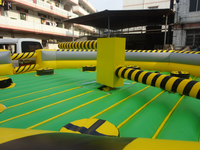 Juegos Deportivos Inflables Wipeout, Juegos Interactivos Inflables para Exteriores, Circuito de Obstáculos, Juego Inflable Meltdown Wipeout