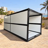 Bureau de chantier modulaire préfabriqué pliable pour projets de construction, camp de travailleur, solution de transport facile