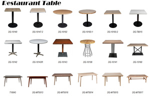 Conception personnalisée de chaises de restaurant de luxe ensembles de tables et de chaises de restaurant en bois modernes pour hôtel et restaurant - Product Image 5