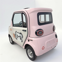 Voiture électrique à 4 roues entièrement fermée de haute qualité, voiture électrique à faible vitesse pour adultes, aucun permis de conduire requis