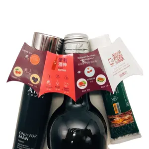 공장 도매 공급 사용자 정의 개인 스티커 음식 항아리 와인 향신료 향기 라벨