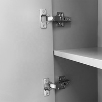 Armoire suspendue de salle de bain PTB Modern 300, gris satiné moyen, une porte, certifiée FSC, avec fermeture douce à 95 degrés