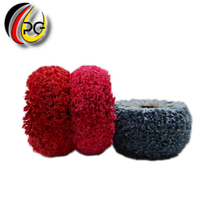 Roue de polissage de brosse de cordon de Sisal de coupe ovale - Product Image 3