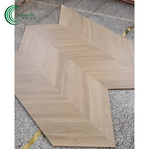 En stock, prêt à expédier, plancher en bois dur véritable de qualité AB plancher en bois d'ingénierie chevron en chêne à chevrons, plancher d'ingénierie - Product Image 2