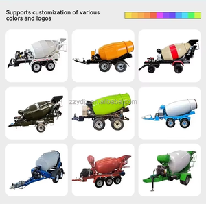 Trailer Pengaduk Beton Muat Sendiri 1,5m³ Mini Truk Pengaduk Semen 2 Yard Harga Pabrik - Product Image 6