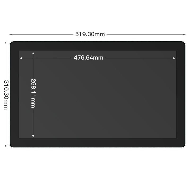 21.5 Inch AIO Desktop Touch Tablet Pc LED 4GB DDR3 RK3399 PCAP Android IPS AMD Processor Industrial All One Panel Pc