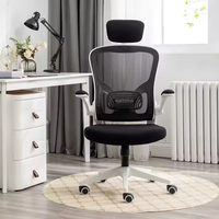 Offre Spéciale chaise de bureau élévatrice moderne avec appui-tête tournant Anji Home chaise pivotante de direction chaise en maille à faible coût