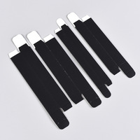 Boîte à gloss à lèvres noire avec logo personnalisé, boîte en papier cosmétique vide pour tube de mascara