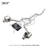Tuyau d'échappement de soupape OEM pour Mercedes-Benz CLE53 AMG 3.0T 2024-2025, échappement en acier inoxydable Catback avec kit de commande de soupape