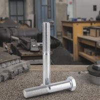 Vis et écrous à tête hexagonale en acier inoxydable 304/316/304L/316L et aluminium avec rondelles à ressort à finition brute pour usage industriel