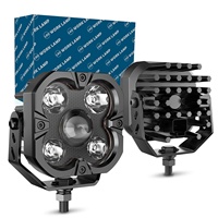 Feux de conduite tout-terrain LED de 3 pouces, feux LED de type pod, étanches IP68, homologués Emark, 12V 24V, feux de rallye LED pour 4x4, camion, VTT, UTV, SUV, JEEP