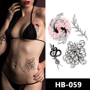 <span class=keywords><strong>Tatuaje</strong></span> de maquillaje de arte corporal <span class=keywords><strong>grande</strong></span>, Tatuajes Temporales extraíbles a prueba de agua, <span class=keywords><strong>tatuaje</strong></span> de tótem Tribal <span class=keywords><strong>grande</strong></span>, pegatina para hombres y mujeres - Product Image 6